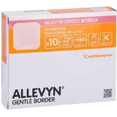 Allevyn Gentle Border 10x10 cm Schaumver 10 St