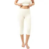 Mey Leggings 3/4 lang Serie Wool&Silk Weiss | Größe 38