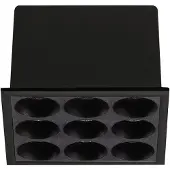 Ideal Lux LED-Einbauleuchte 3000K schwarz IP20 LIKA 369518