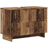 vidaXL Waschbeckenschrank EDE Altholz 82 x 41 x 59 cm Holzwerkstoff