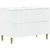 vidaXL Waschbeckenschrank ARNHEM Weiß 82 x 41 x 59 cm Holzwerkstoff