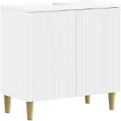 vidaXL Waschbeckenschrank ARNHEM Weiß 59,5 x 31,5 x 59 cm