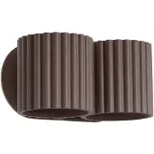 Sollux Wandleuchte AURA 2 braun G9 2xG9 8W Aluminium 10x12x21cm Lighting