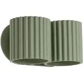 Sollux Wandleuchte AURA 2 olivgrün G9 2xG9 8W Aluminium 10x12x21cm Lighting