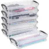 OEM Klassische Durchsichtige Stapelbare Kunststoff Potloden Etui