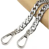 OEM Metallische Ketten - Zollschlösser - Breite 9,5 mm - Silber