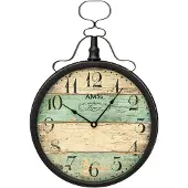 AMS W9532 Küchenuhr mit Metallgehäuse und arabischen Ziffern