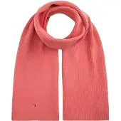 Tommy Hilfiger Strickschal "TH FLAG KNIT SCARF" mit Wolle und Hilfiger Flag