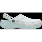 Crocs - Classic Crafted Vegan Suede Stitch - Sandalen Gr M5 / W7 grau