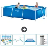 Intex Rechteckiger Frame Pool - 300x200x75 cm - 5-teilig S20838