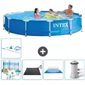 Intex Frame Pool Rund - 366x76 cm - 6-teilig S21003