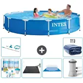 Intex Frame Pool Rund - 366x76 cm - 7-teilig S20437