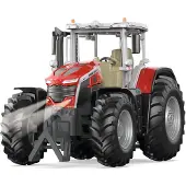 Siku Massey Ferguson 9S with Bluetooth App-Steuerung, Traktor, Vormontiert, 1:32, Massey Ferguson 9S, Junge, Kunststoff