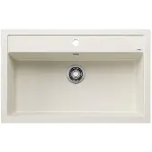 BLANCO Dalago 8 - Silgranitspüle, 815x510 mm, mit Ablaufbedienung, soft weiß 527065