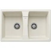 BLANCO Lexa 8 - Silgranitspüle, 780x500 mm, InFino, soft weiß 527098