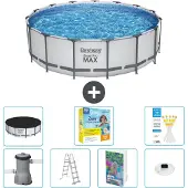 Bestway Steel Pro MAX Rund - 488x122 cm - 6-teilig S526