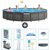 Intex Prism Frame Pool Rund - 549x122 cm - 7-teilig S622