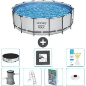 Bestway Steel Pro MAX Rund - 488x122 cm - 6-teilig S608