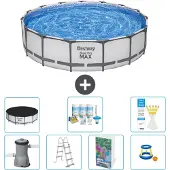 Bestway Steel Pro MAX Rund - 457x122 cm - 6-teilig S548