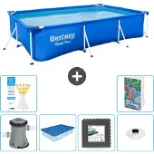 Bestway Steel Pro Rechteckig - 300x201x66 cm - 5-teilig S312