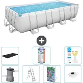 Bestway Power Steel Rechteckig - 488x244x122 cm - 6-teilig S622