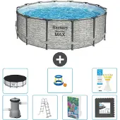 Bestway Steel Pro MAX Rund - 427x122 cm - 6-teilig S525