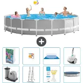 Intex Prism Frame Pool Rund - 549x122 cm - 7-teilig S590