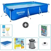 Bestway Steel Pro Rechteckig - 300x201x66 cm - 5-teilig S4