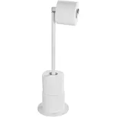 Wenko Toilettenpapierhalter 55 cm Edelstahl weiß
