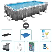 Bestway Power Steel Rechteckig - 549x274x122 cm - 6-teilig S568
