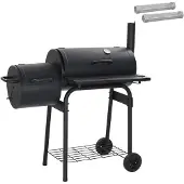 vidaXL Outdoor Grill 103 x 60 x 113 cm Stahl Schwarz