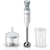 Bosch Stabmixer ErgoMixx, Edelstahl-Mixfuß, Mix- und Messbecher, 4-Klingen-Messe
