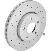 Ate Bremsscheibe 24012802621 Gelocht 295mm 28mm für MERCEDES-BENZ