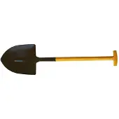 Darman Wooden Crutch Handle Pointed Schaufel