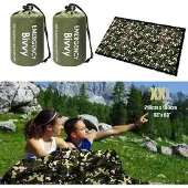 Markenlos Thermische Notdecke, Schlafsack | Premium-Notdecke | Ultraleichte Überlebenspfeife, Kälteschutz / Not-Schlafsäcke - Notfall-Folie