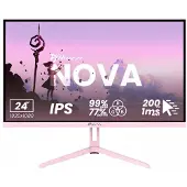AROZZI Nova 24" Gaming Monitor - Full HD IPS - 200Hz - Rosa