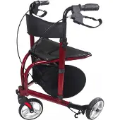 Antar Faltbarer Rollator 3-Rad Aluminium Max. Belastung 136 kg