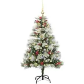 vidaXL Greta (mit LEDs und goldenen Kugeln)