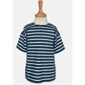 ModAS Bretonisches Kinder T-Shirt - blau/ecrugestreift