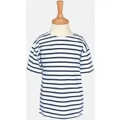 ModAS Bretonisches Kinder T-Shirt - weiss/blaugestreift