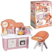 Smoby Baby Nurse Puppenküche+Hochstuhl