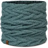 Buff - Knitted & Fleece Neckwarmer Caryn - Schal Gr One Size blau/türkis