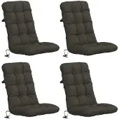 vidaXL 4-teiliges Hochlehner Kissenset VIANEN 4 pcs 100 % Polyester