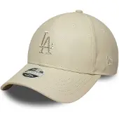 New Era 9Forty Damen Cap - KUNSTLEDER LA Dodgers stone