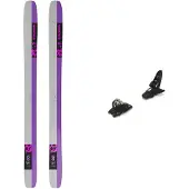 Salomon - Ski Set inkl. Bdg. - Freeride Skifahren - Pack S/Lab Qst X 2026 - Violett