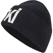 Falke Unisex Mütze, Onesize, Schwarz, Rippe, Schurwolle