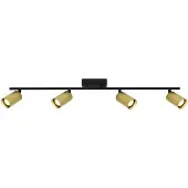 ITALUX Strahlerlampe TRIS SPL-46829-4-BK-GD