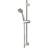 NEERSKOV Brausegarnitur Chrom, Stab-Schlauch-3-Funktionen-Brause-Variable Wandhalterung