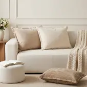 vidaXL Kissenbezug 6 stk. HOUTEN Braun 50 x 75 cm Chenille-Stoff
