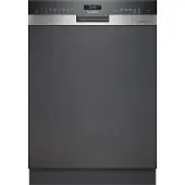 Siemens iQ500 SN55ES00BD, Halb integriert, Standardgröße (60 cm), Gebürsteter Stahl, Berührung, 1,75 m, 1,65 m